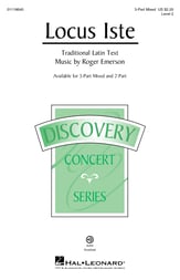 Locus Iste Three-Part Mixed choral sheet music cover